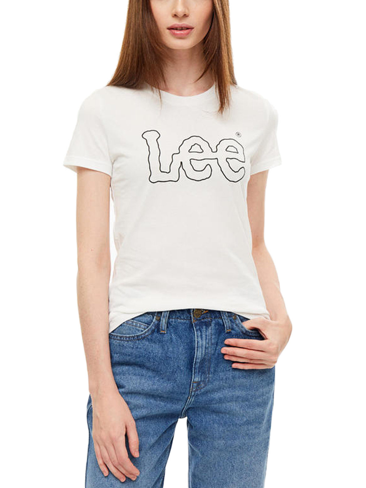   Lee | Essential Logo Tee | Womens T-Shirts