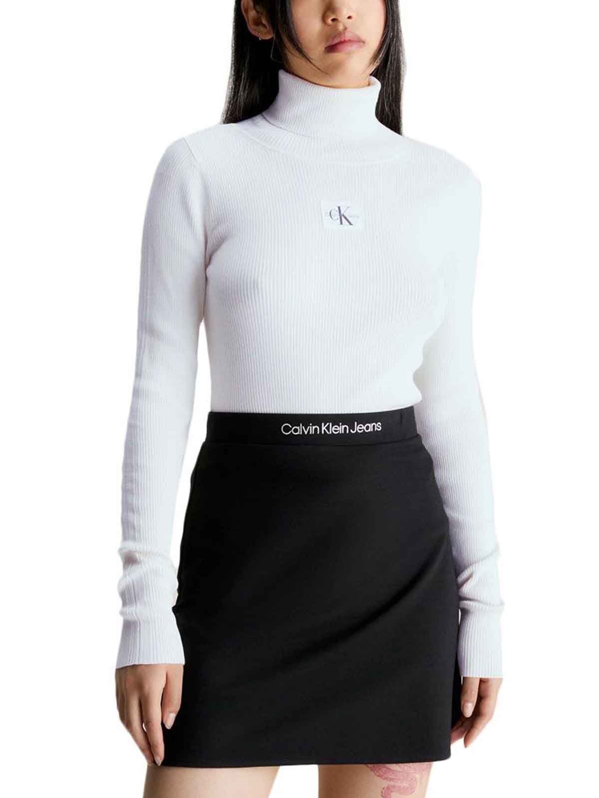   Calvin Klein | Badge Roll Neck Sweater |  