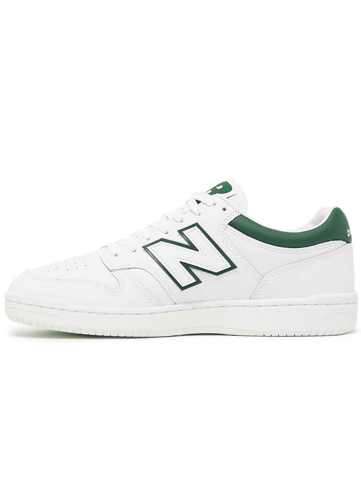   New Balance | 480 Green White Sneakers |  