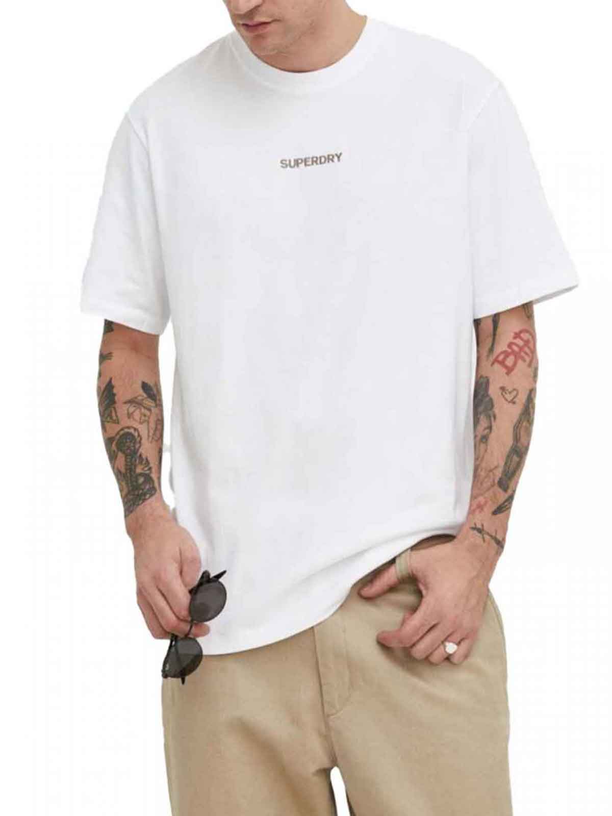   Superdry | Micro Logo Graphic Loose Tee |  