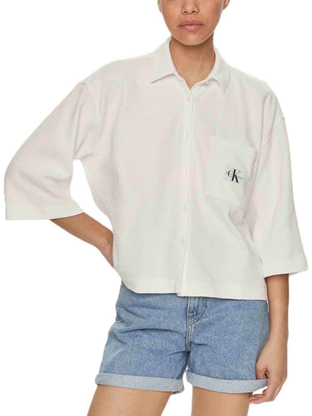   Calvin Klein | Waffle Loose Shirt |  